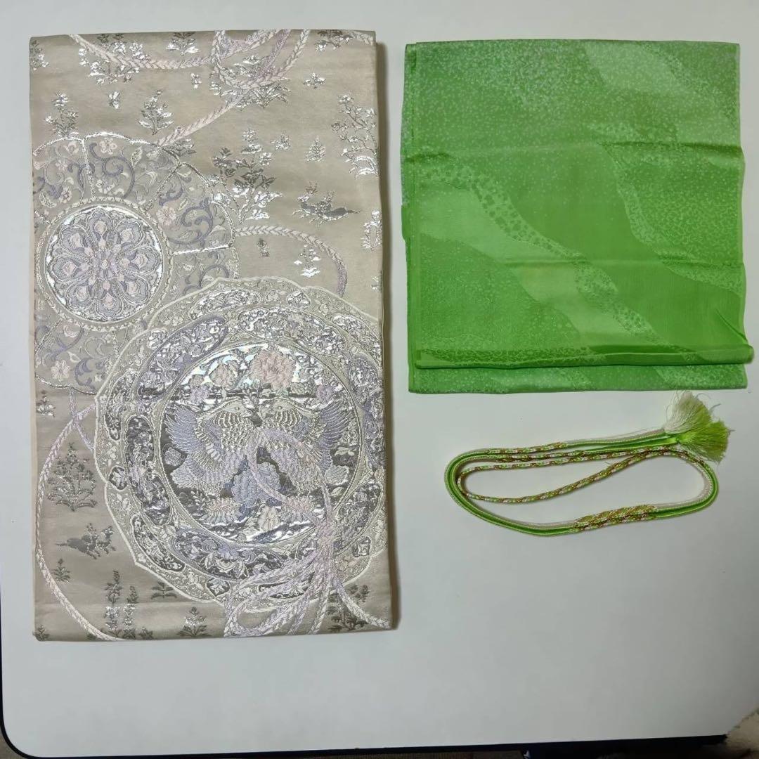 Y*o様 未使用近い　美品　袷　正絹　友禅　訪問着　フルセット　身丈164 裄6