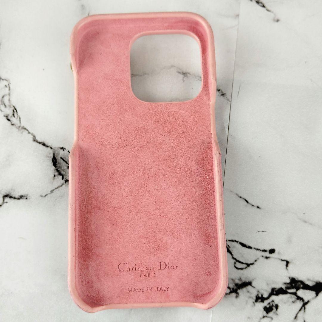 【最高モデル】ディオール☆ラムスキン　カナージュ　iPhone 14 Pro