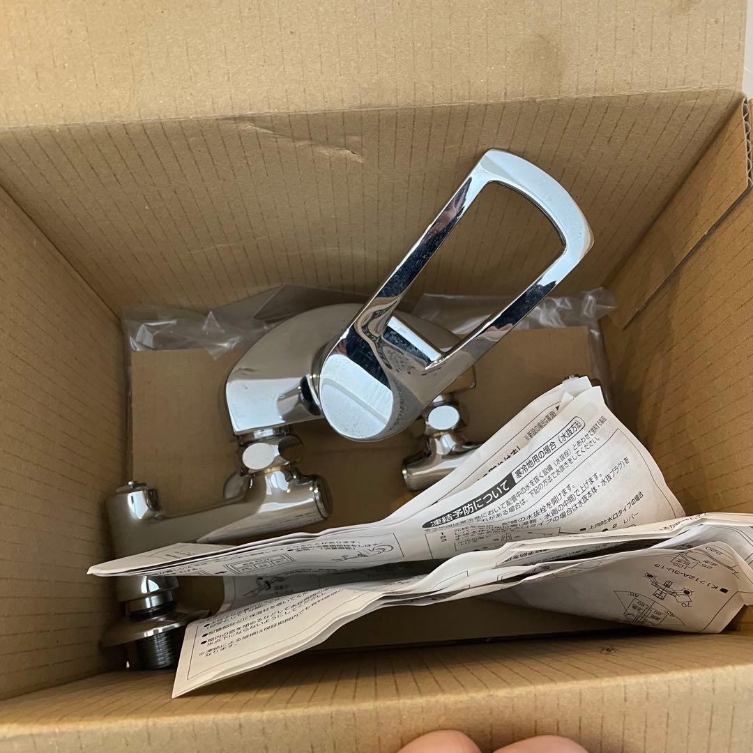 【新品】SANEI シングル混合栓 K1712-3U 壁付 キッチン 蛇口