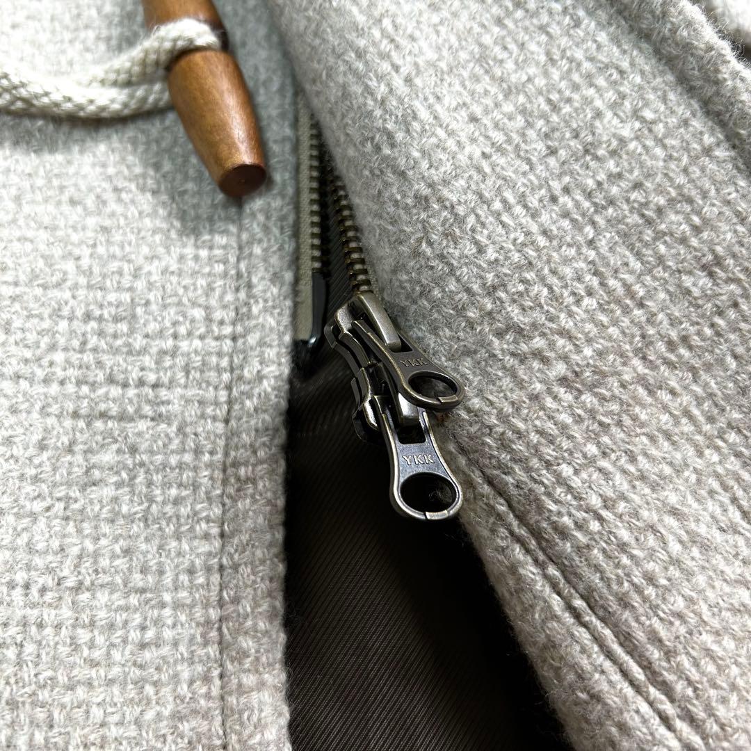 高級✨MEN'S BIGI ダッフルコート　ウール100% 04 オフホワイト