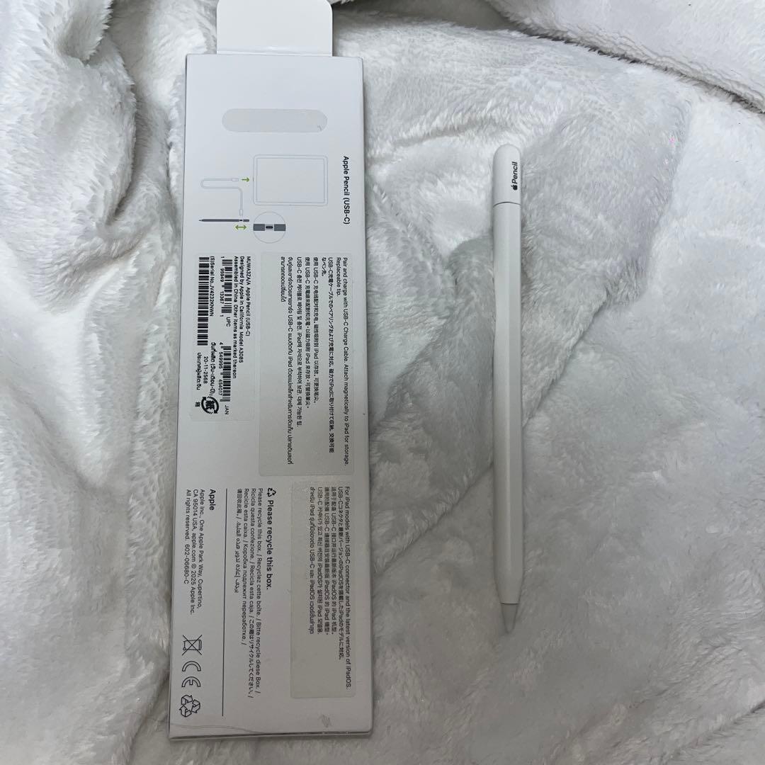 【正規品】Apple Pencil (USB-C) ホワイト 箱付き