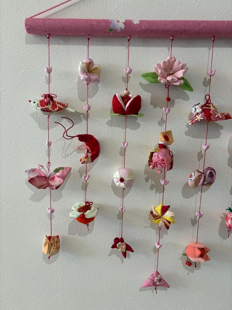 可愛いつるし雛No.169 壁掛けタイプ・ひな祭り・桃の節句・さげもんつるし飾り