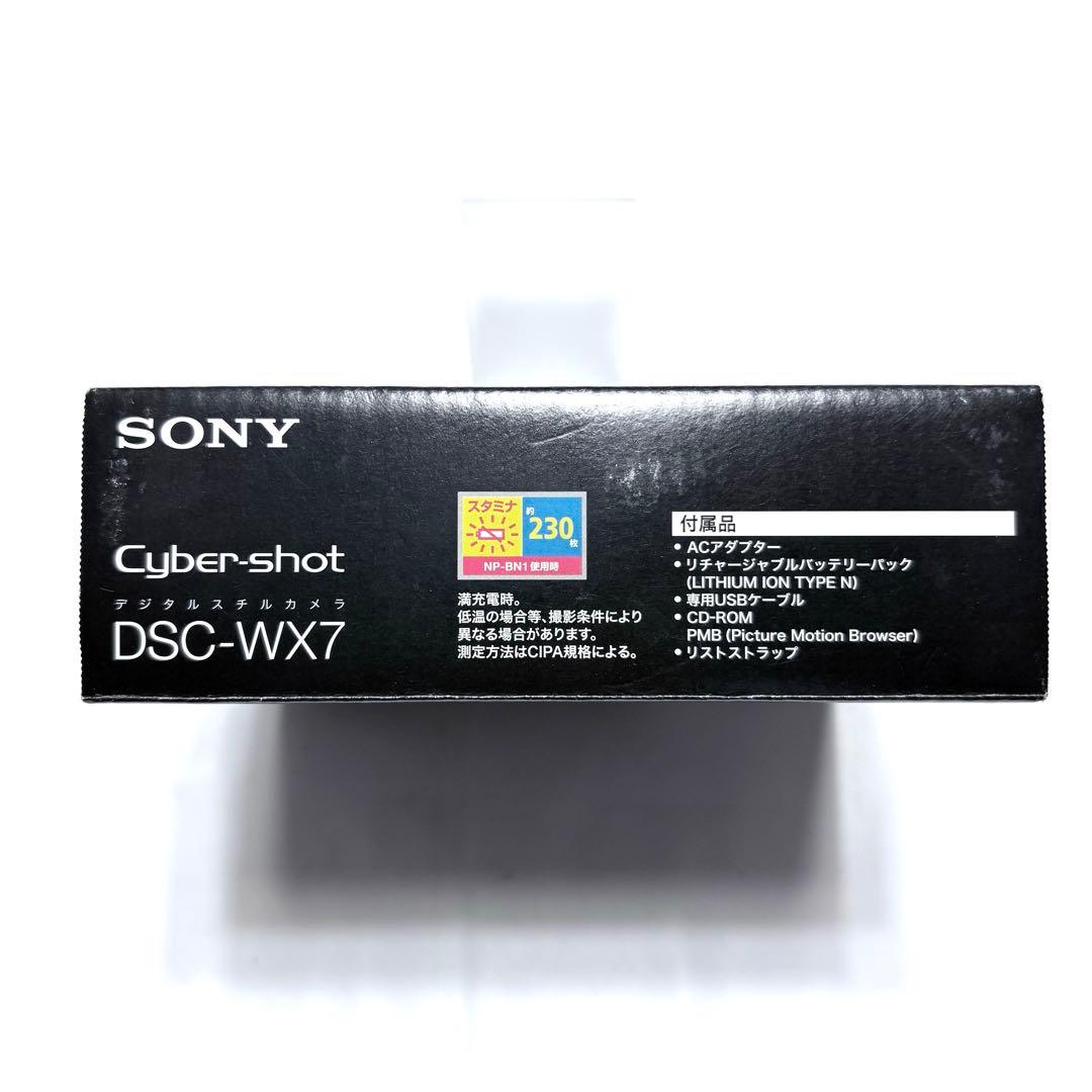 【未使用品】 SONY CyberShot DSC-WX7 シルバー デジカメ