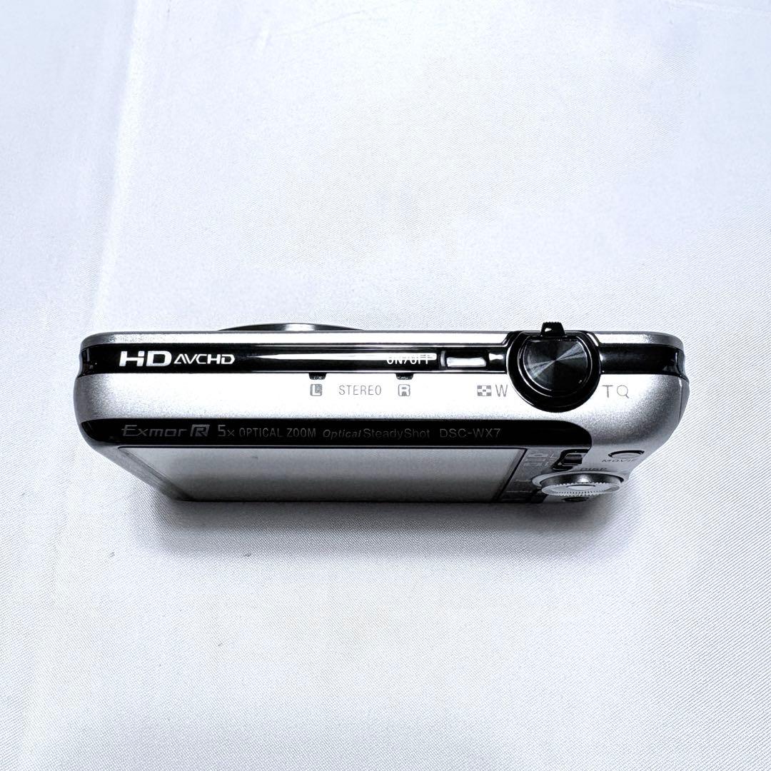 【未使用品】 SONY CyberShot DSC-WX7 シルバー デジカメ