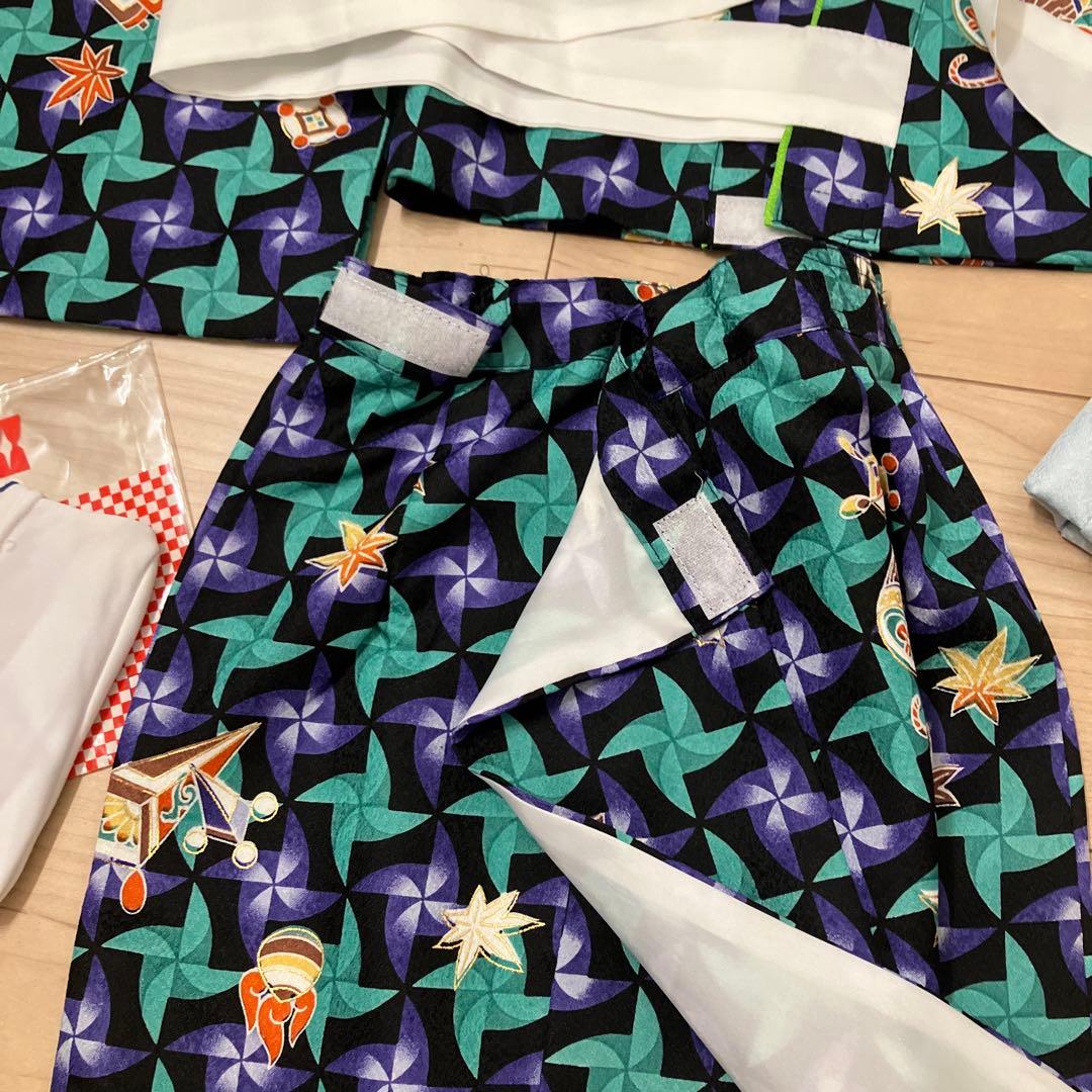 七五三 着物セット1歳 2歳　3歳　男の子　小柄　被布　簡単着付け　正月　年賀状