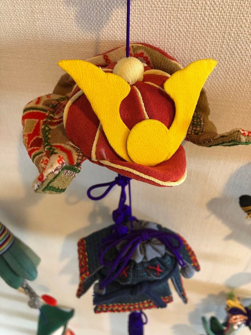 端午の節句の壁掛け⑤　吊るし飾り　吊るし雛
