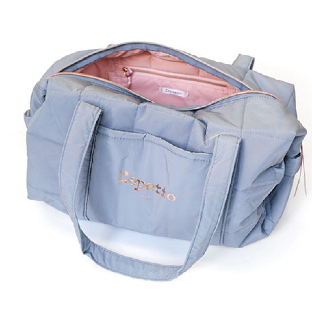 Repetto ライトブルー ダッフルバッグ Mサイズ　Petit Rat