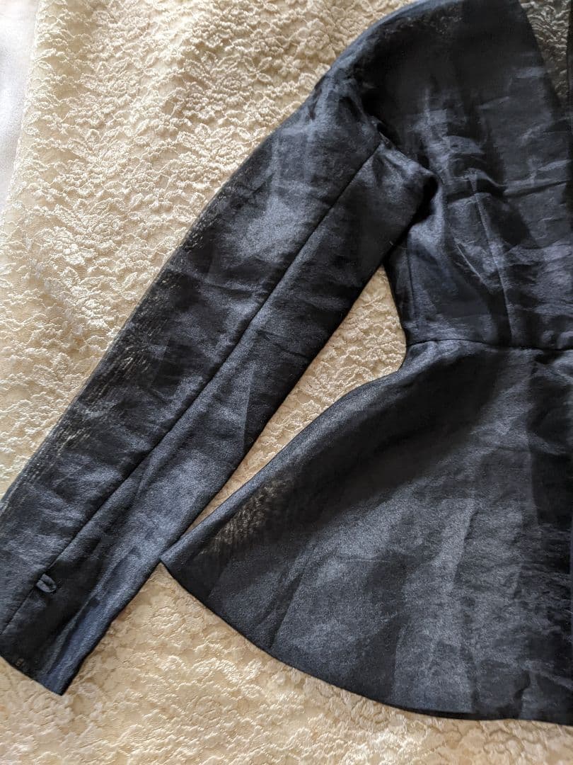 Dolce＆Gabbanaドルチェ＆ガッバーナ黒シースルーブラウス　ジャケット