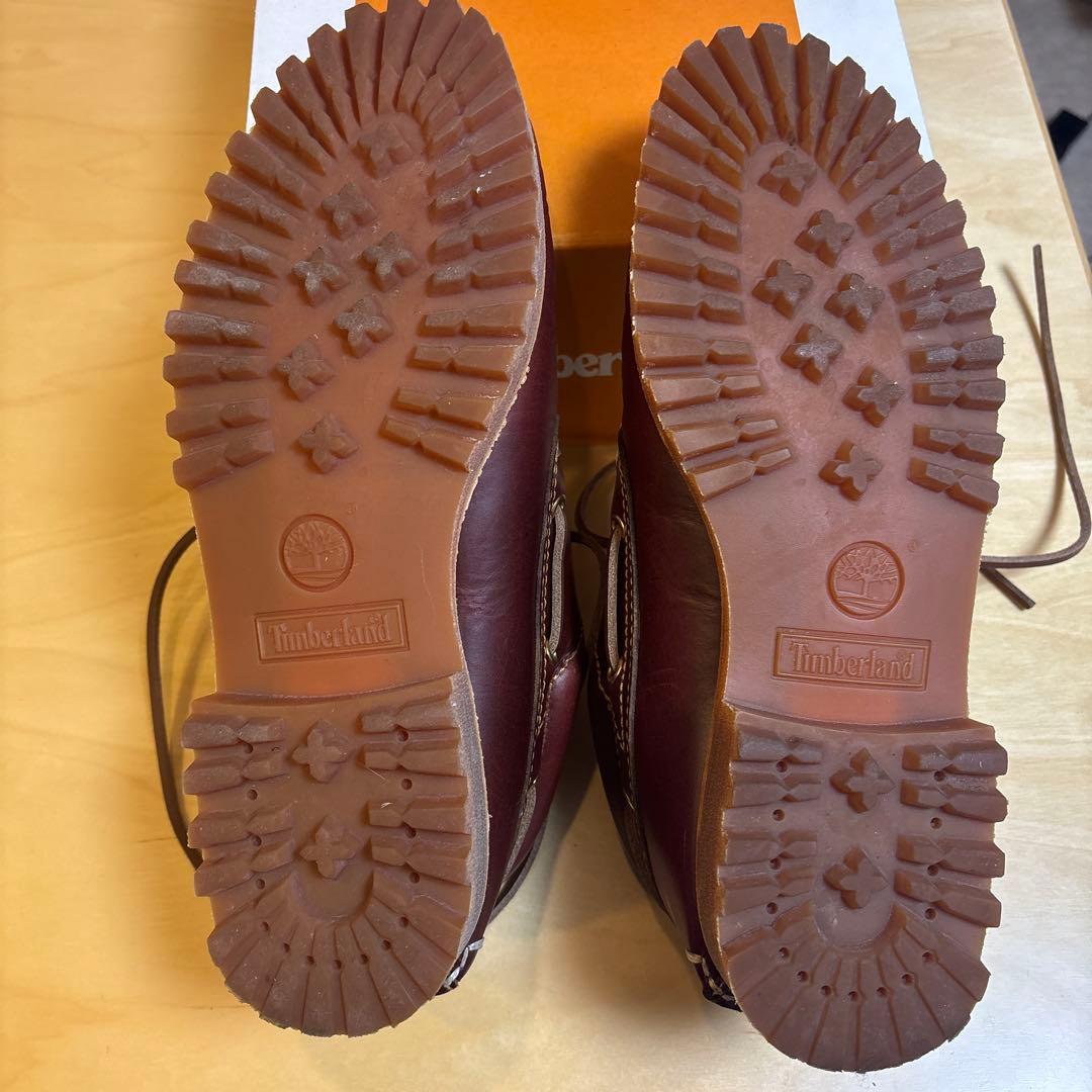 ティンバーランド　スリーアイ(3eye) クラシックラグ　26cm バーガンディ