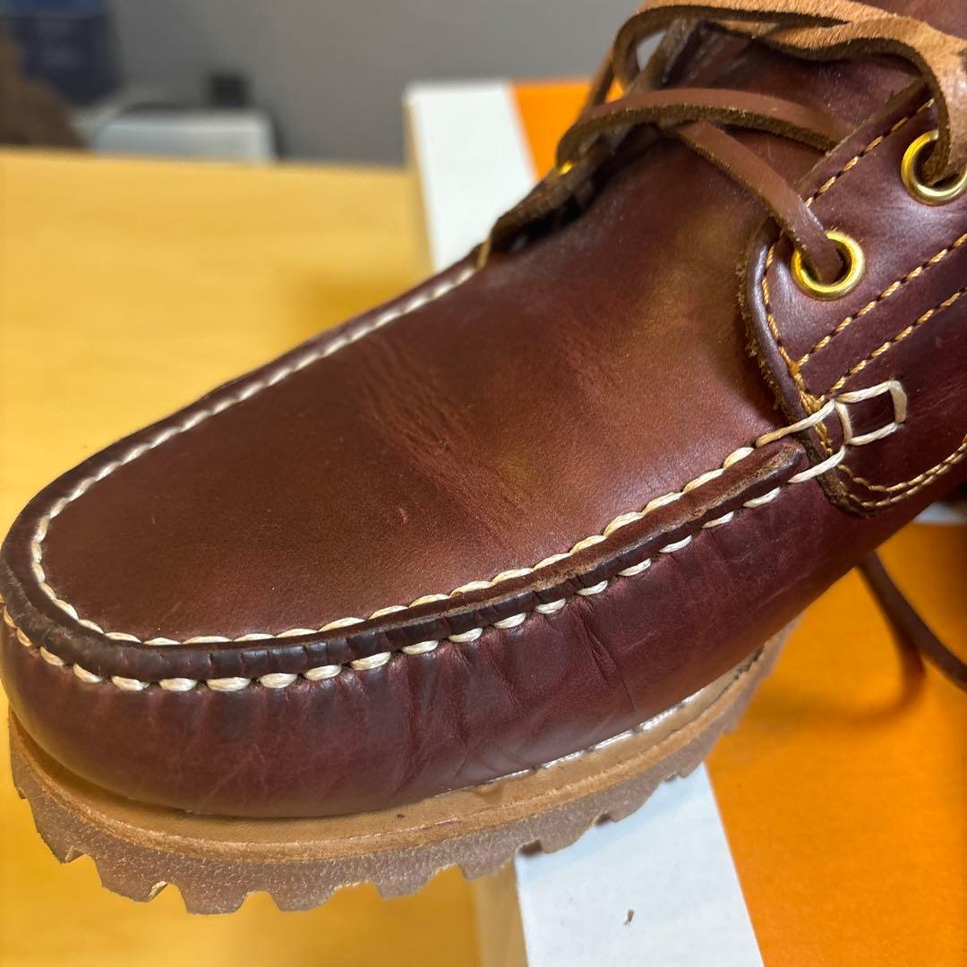 ティンバーランド　スリーアイ(3eye) クラシックラグ　26cm バーガンディ