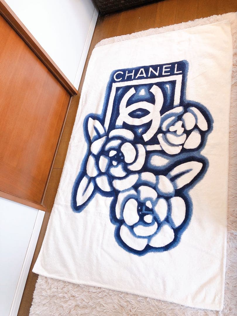 新品CHANELシャネル大判バスタオル