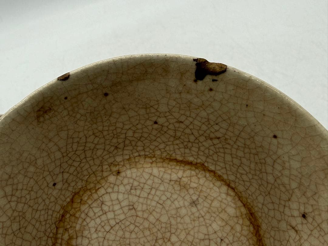 古清水　湯呑み5点　色絵　在銘　送料込み260202