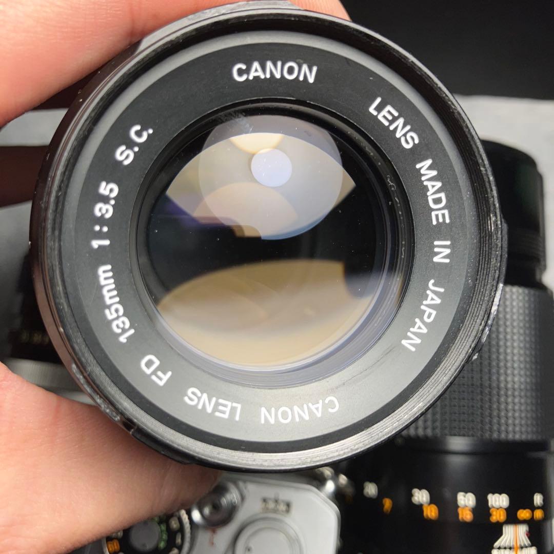 作動確認済実用品 Canon FTb フィルムカメラ レンズ フィルム付き