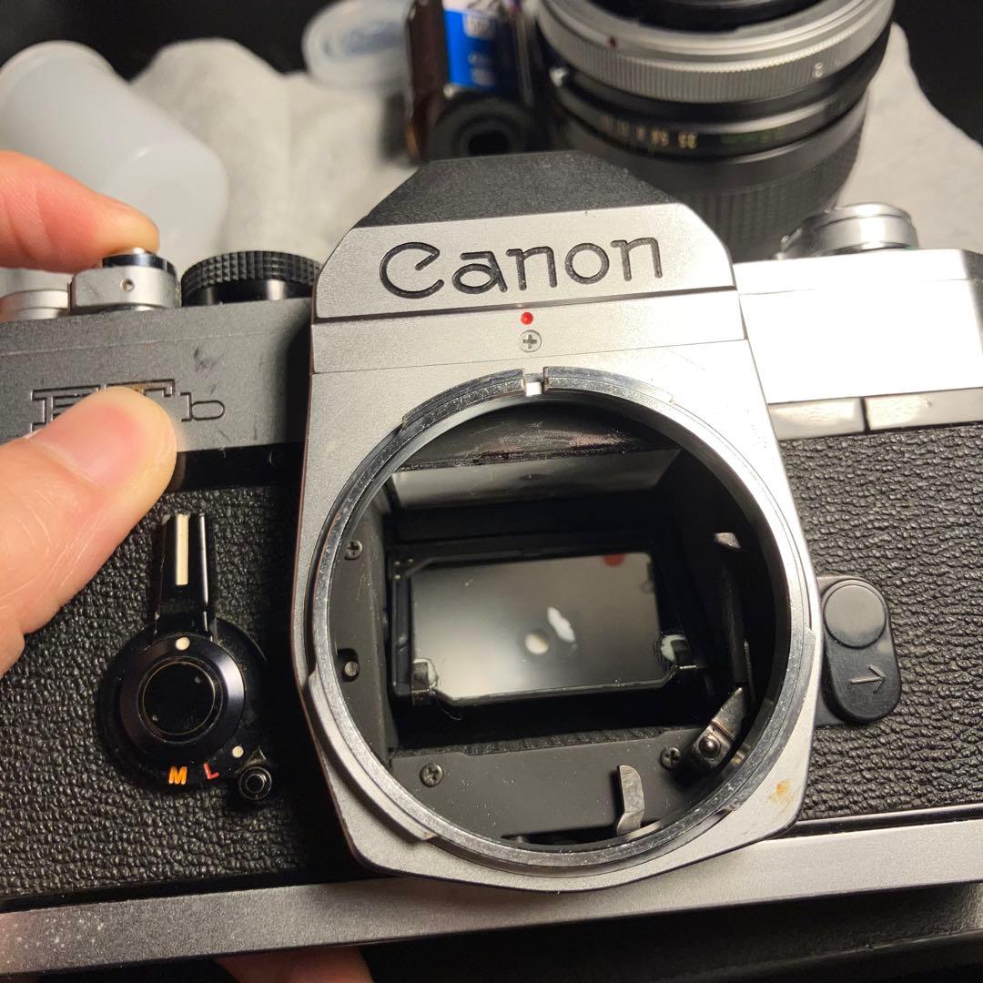 作動確認済実用品 Canon FTb フィルムカメラ レンズ フィルム付き