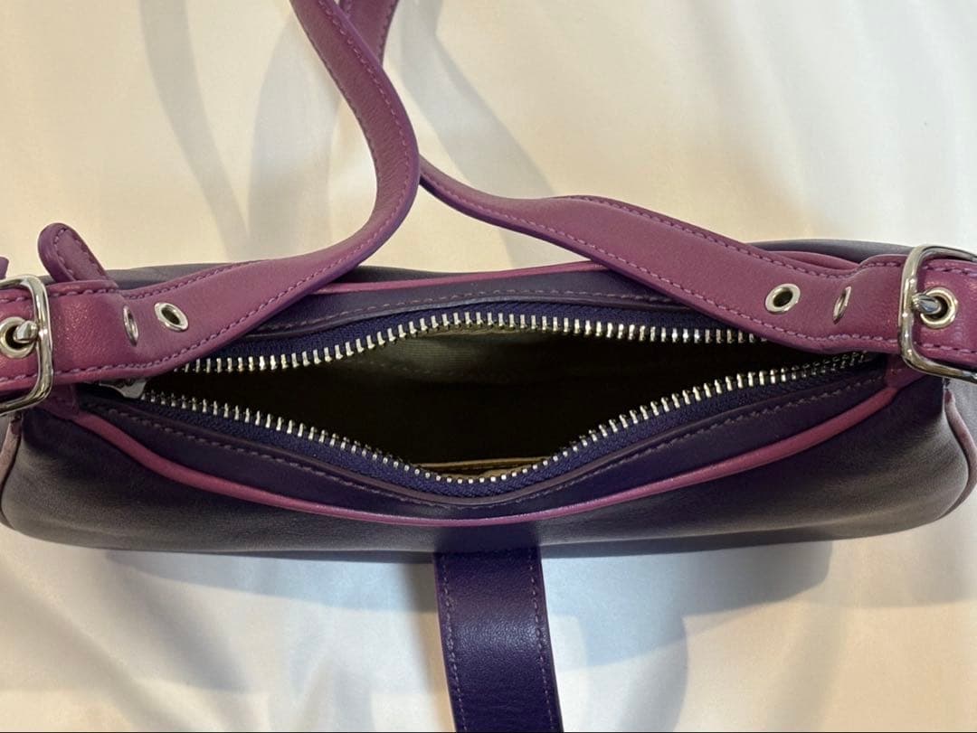 COACH ショルダーバッグ 9559 レザー 紫