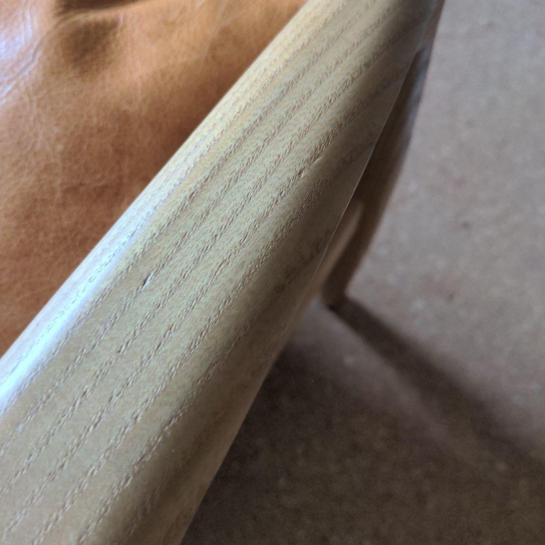 宮崎椅子製作所　ペーパーナイフソファ　２人掛け　 羽毛クッション