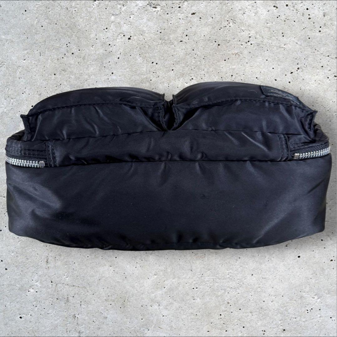 美品 ポーター PORTER タンカー 2室式 ショルダーバッグ（M） ブラック