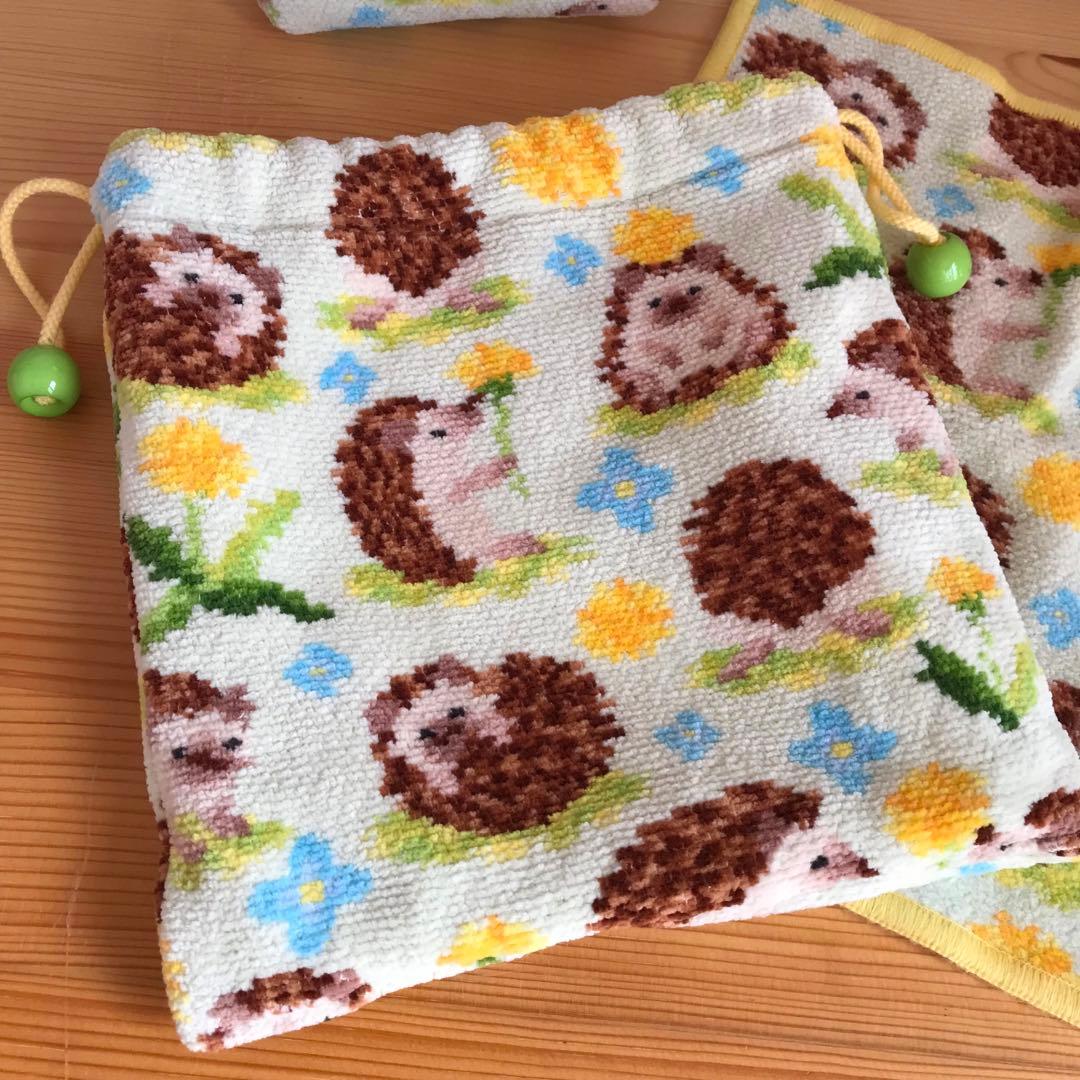 FEILER ラブラリー チクチクハリネズミ 4点set ハンカチ·ポーチ巾着