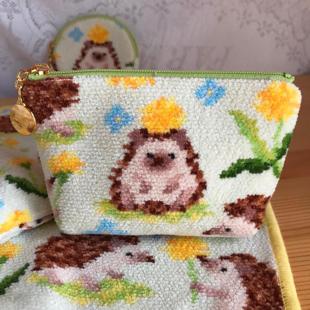 FEILER ラブラリー チクチクハリネズミ 4点set ハンカチ·ポーチ巾着