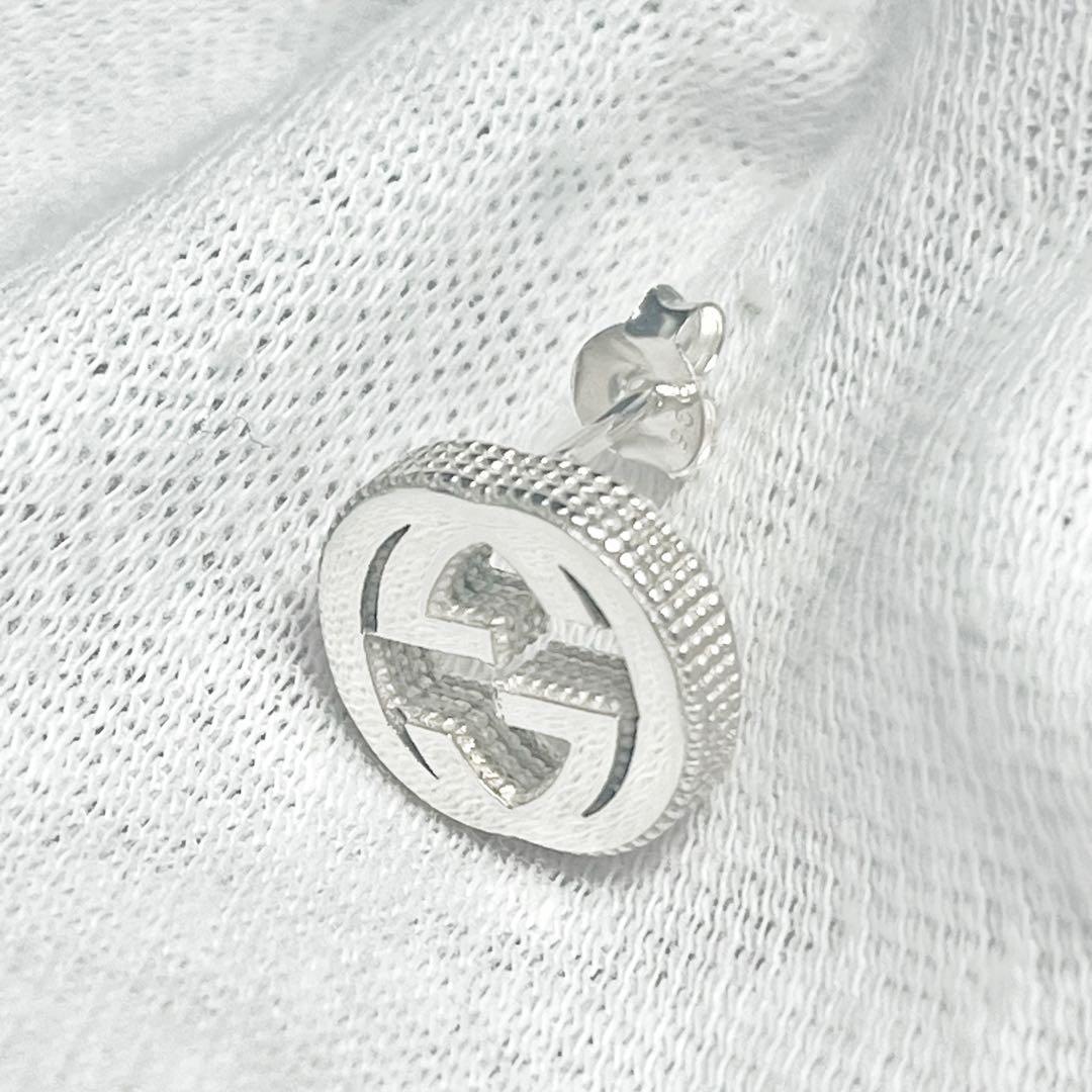限界価格‼️GUCCI インターロッキングピアスM　片耳❗️