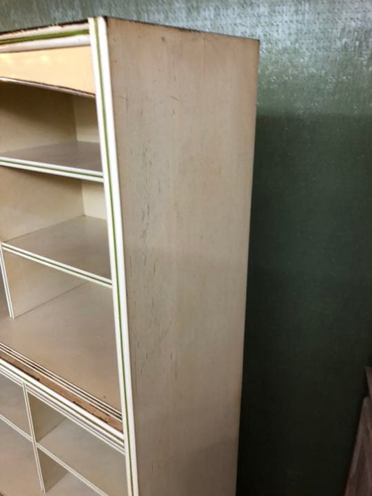 飾り棚 棚 昭和レトロ レトロポップ インテリア 緑 グリーン