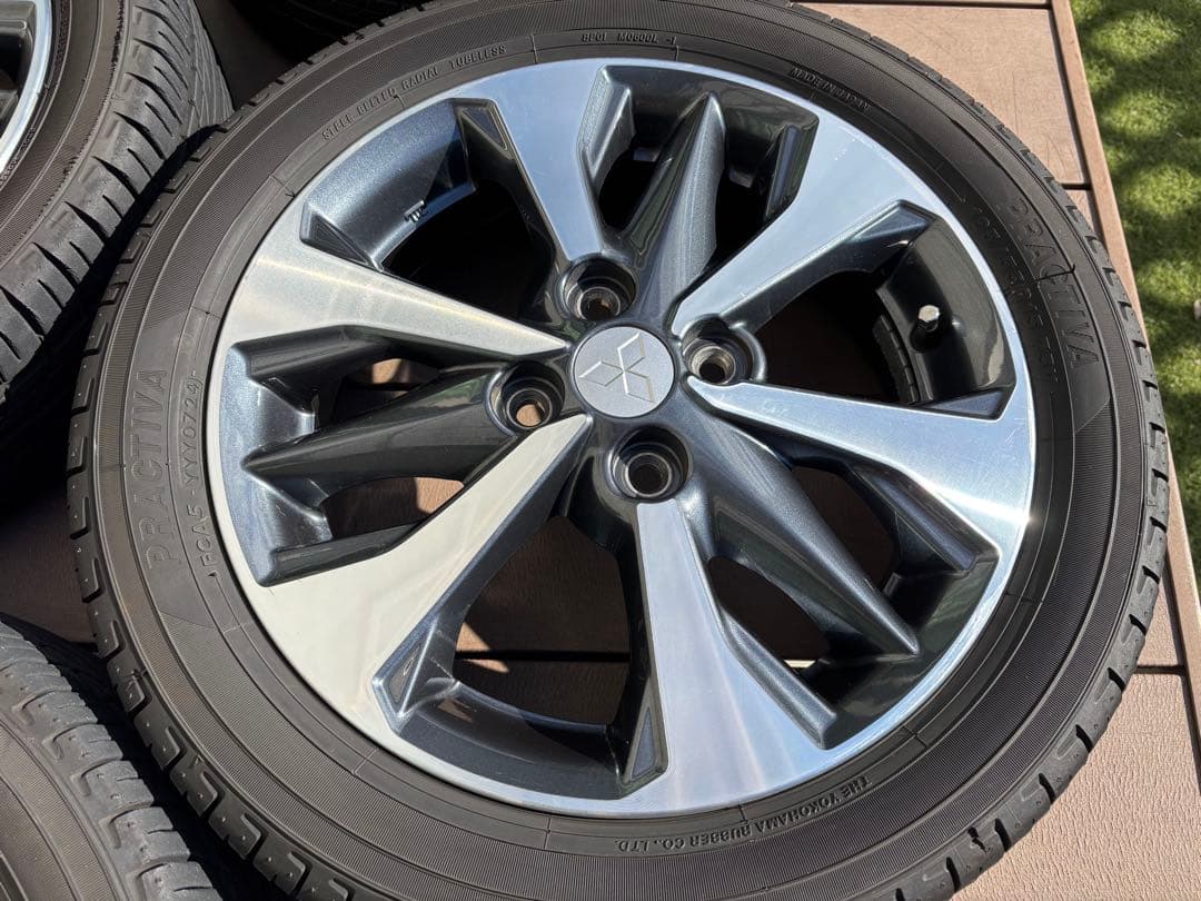 三菱 EKクロス 純正アルミホイール 溝ありタイヤ2024年 4本セット