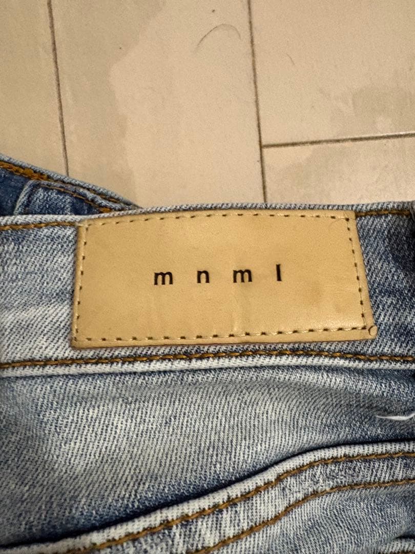 mnmlライトブルースキニーデニム