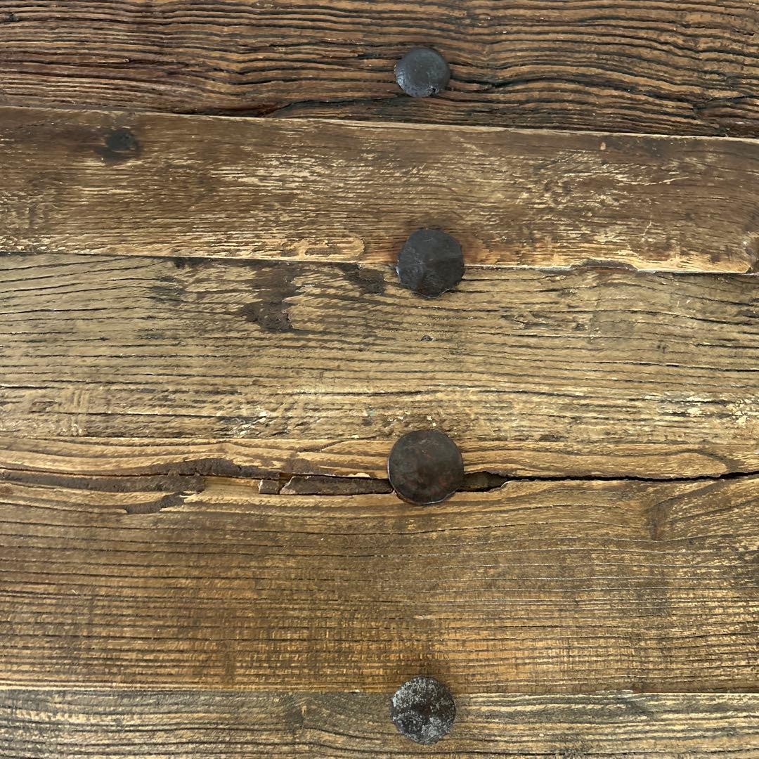 ローテーブル センターテーブル アンティーク風 木目 木 ヴィンテージ風 カフェ