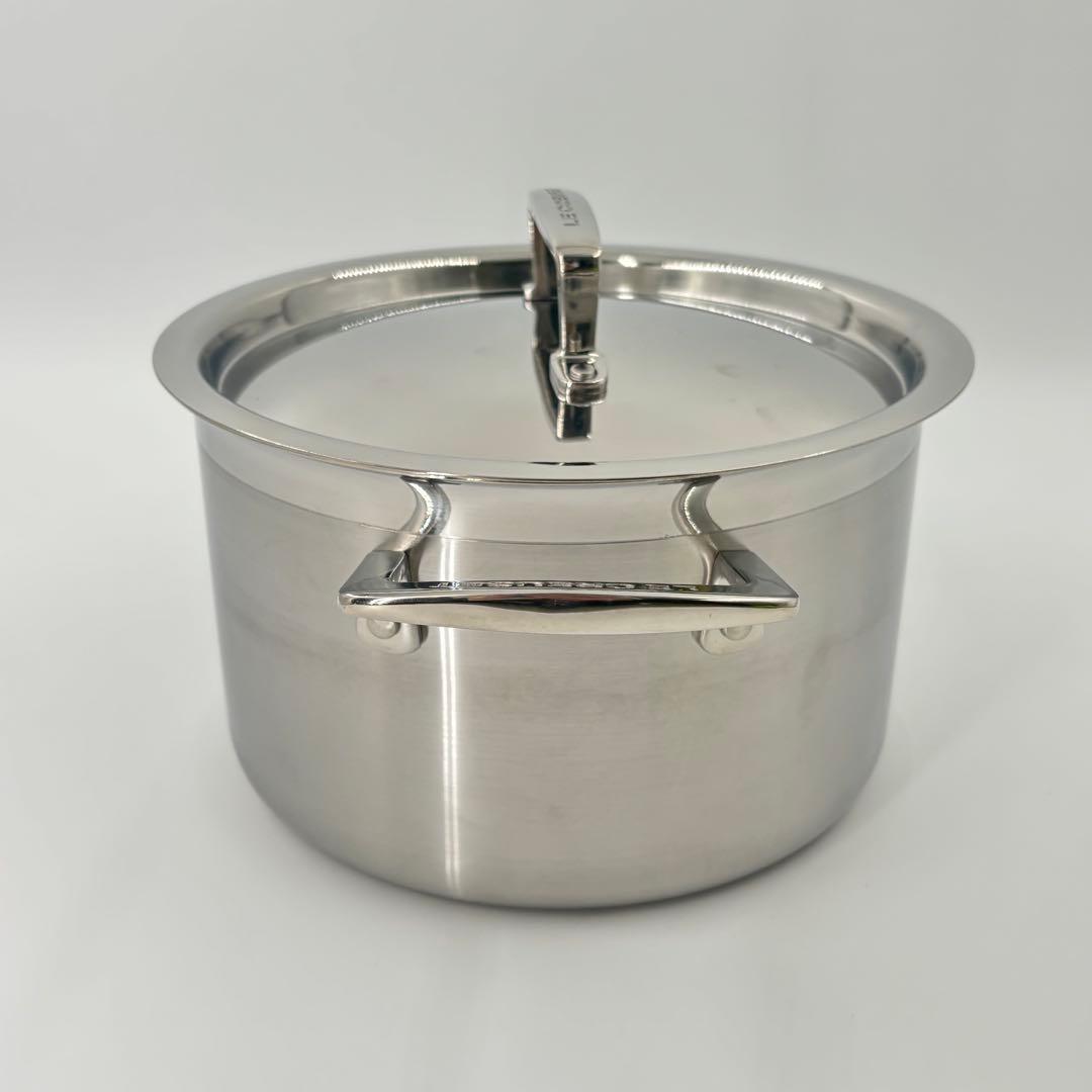LE CREUSET ルクルーゼ　ステンレス　両手鍋　20cm 4L
