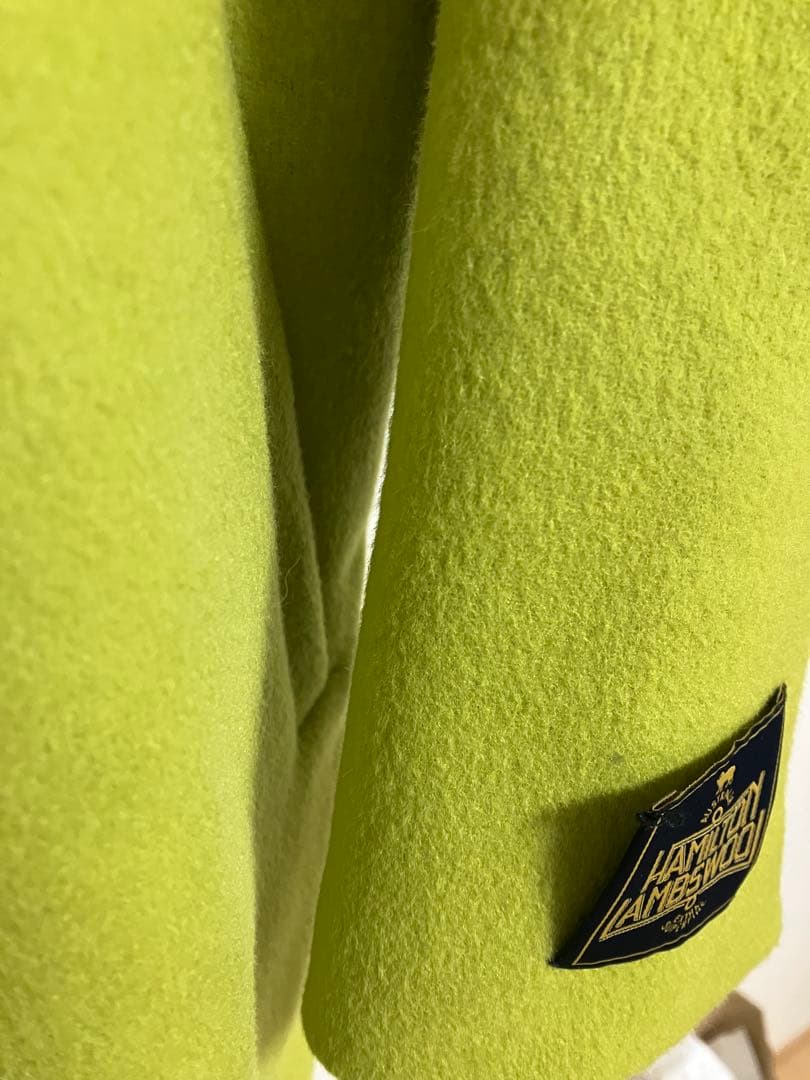 定価47000Spick &span ピスタチオグリーンコートタグ付き高級ウール