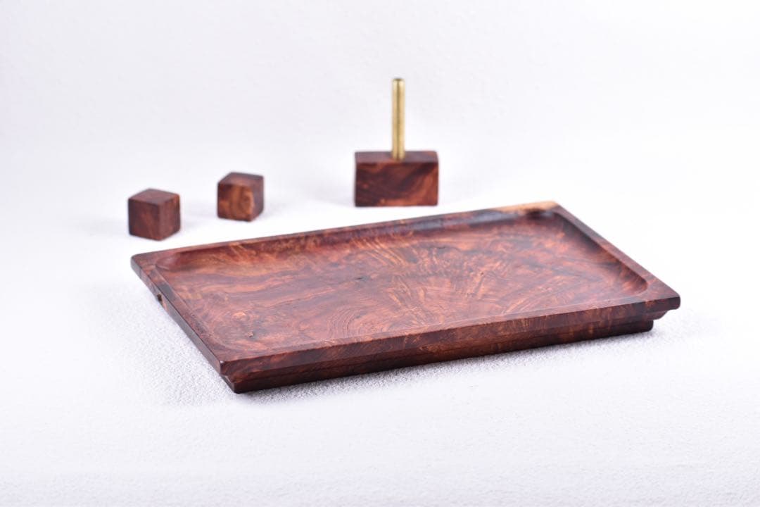 No.384ホンジュラス・ローズウッド瘤のトレー