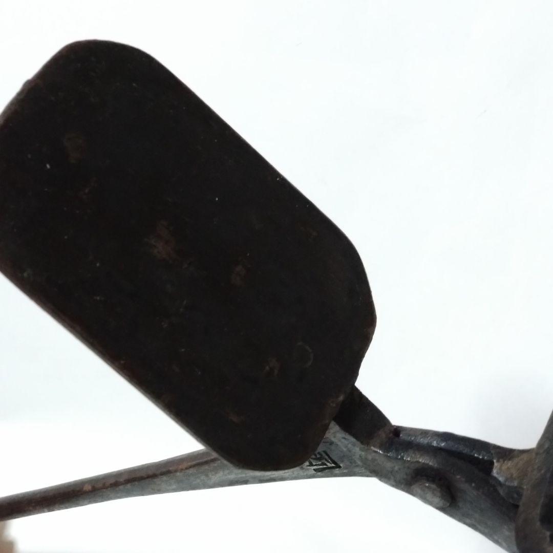 煎餅焼き器　亀　在銘　希少　レトロ　焼き器　菓子器