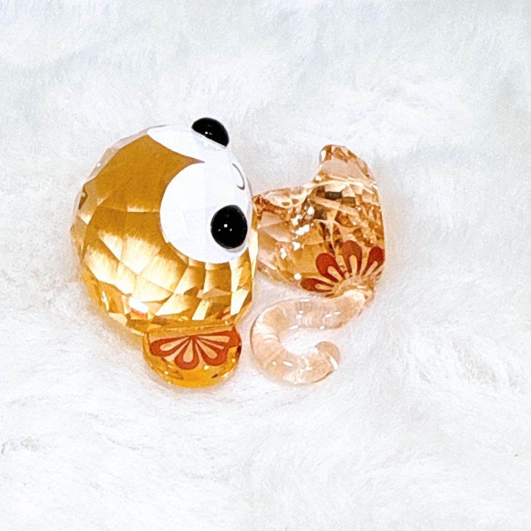 美品✨ スワロフスキー ラブロッツ 申 干支 置物 クリスタル ガラス 箱付き