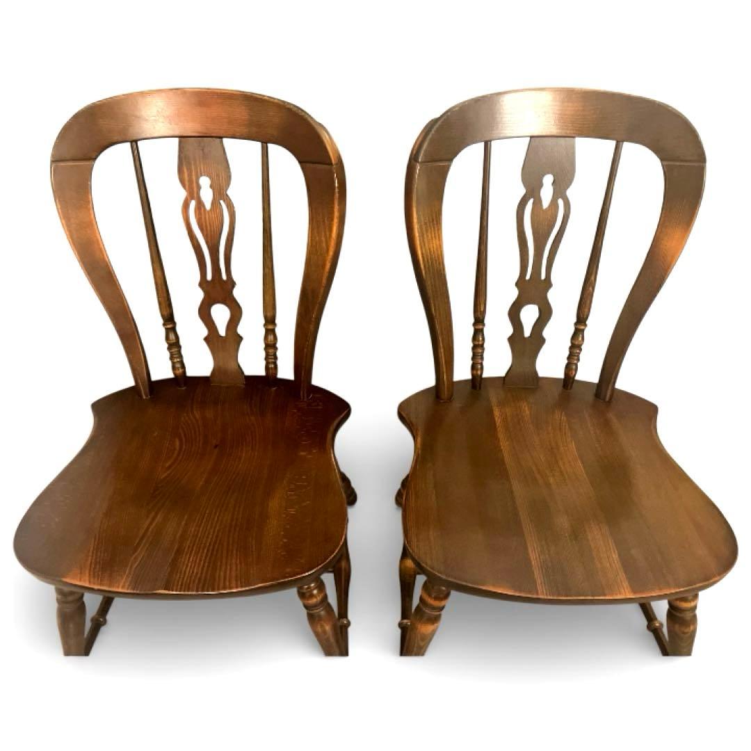 【karimoku】コロニアル ダイニングチェア 2脚セット オールドカリモク