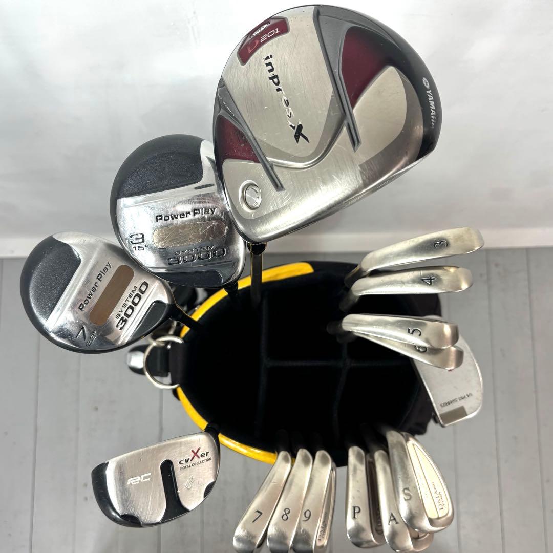 本格派　メンズゴルフクラブ　15本　フルセット ゴルフセット　お試しセット