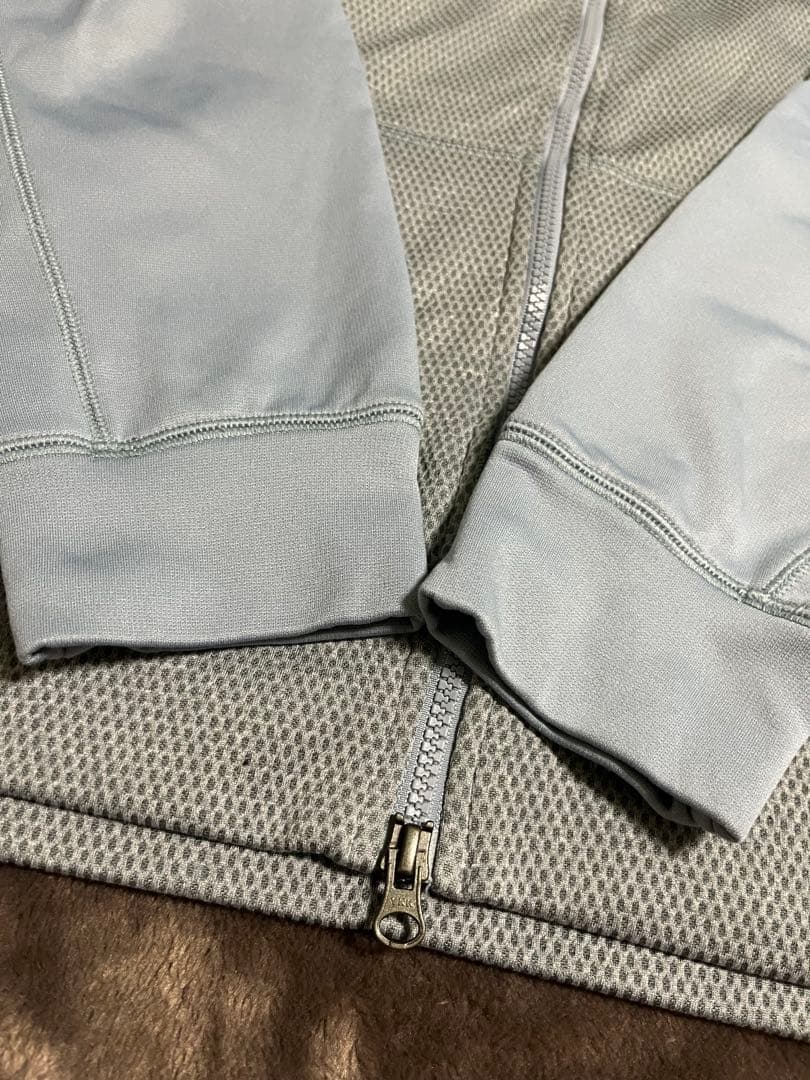 NIKE THERMA FIT ナイキ　セットアップ　グレー　水色　L