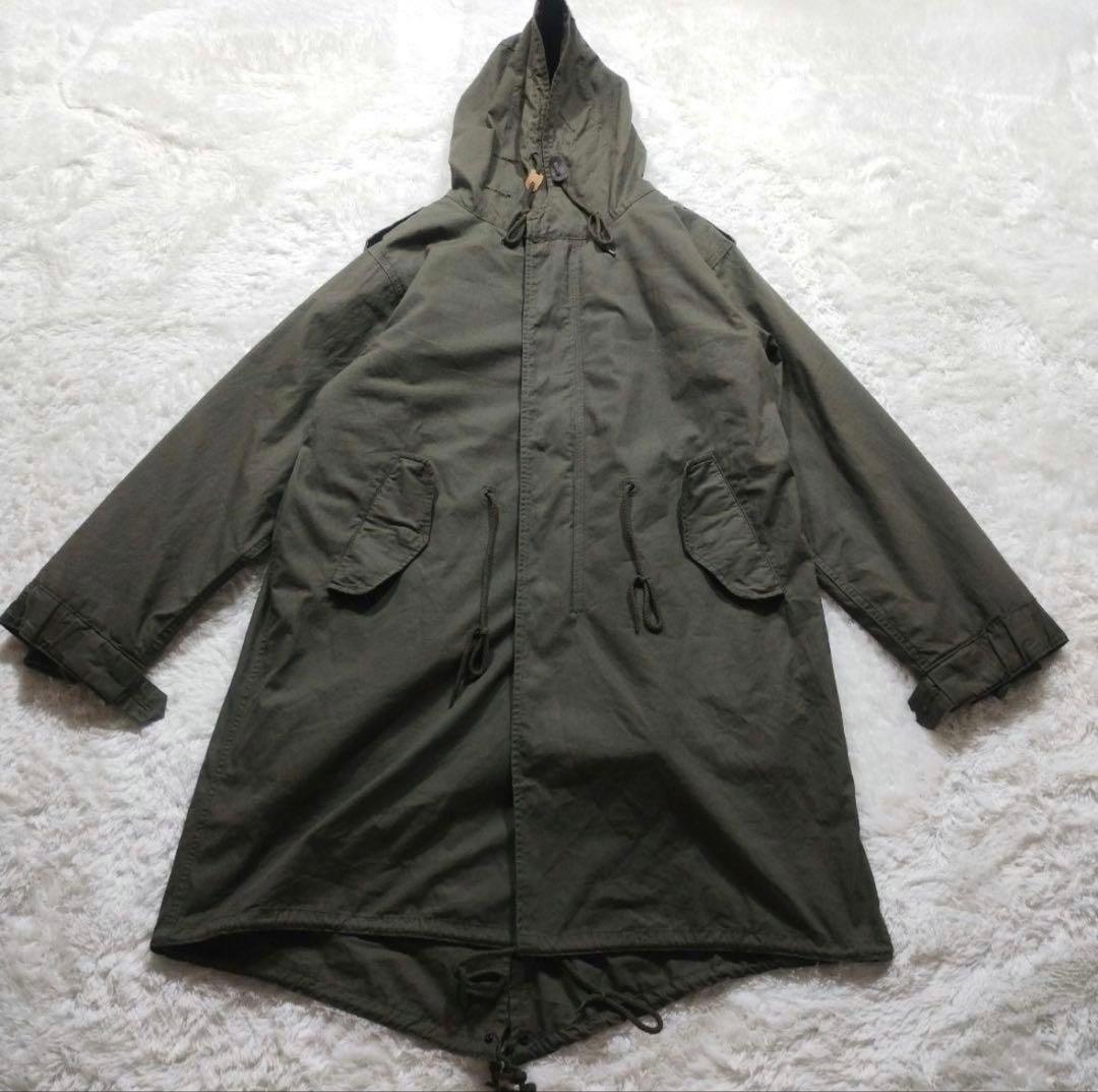 ヒューストン　M-51　ライナー付　モッズコート　青島コート　XXS