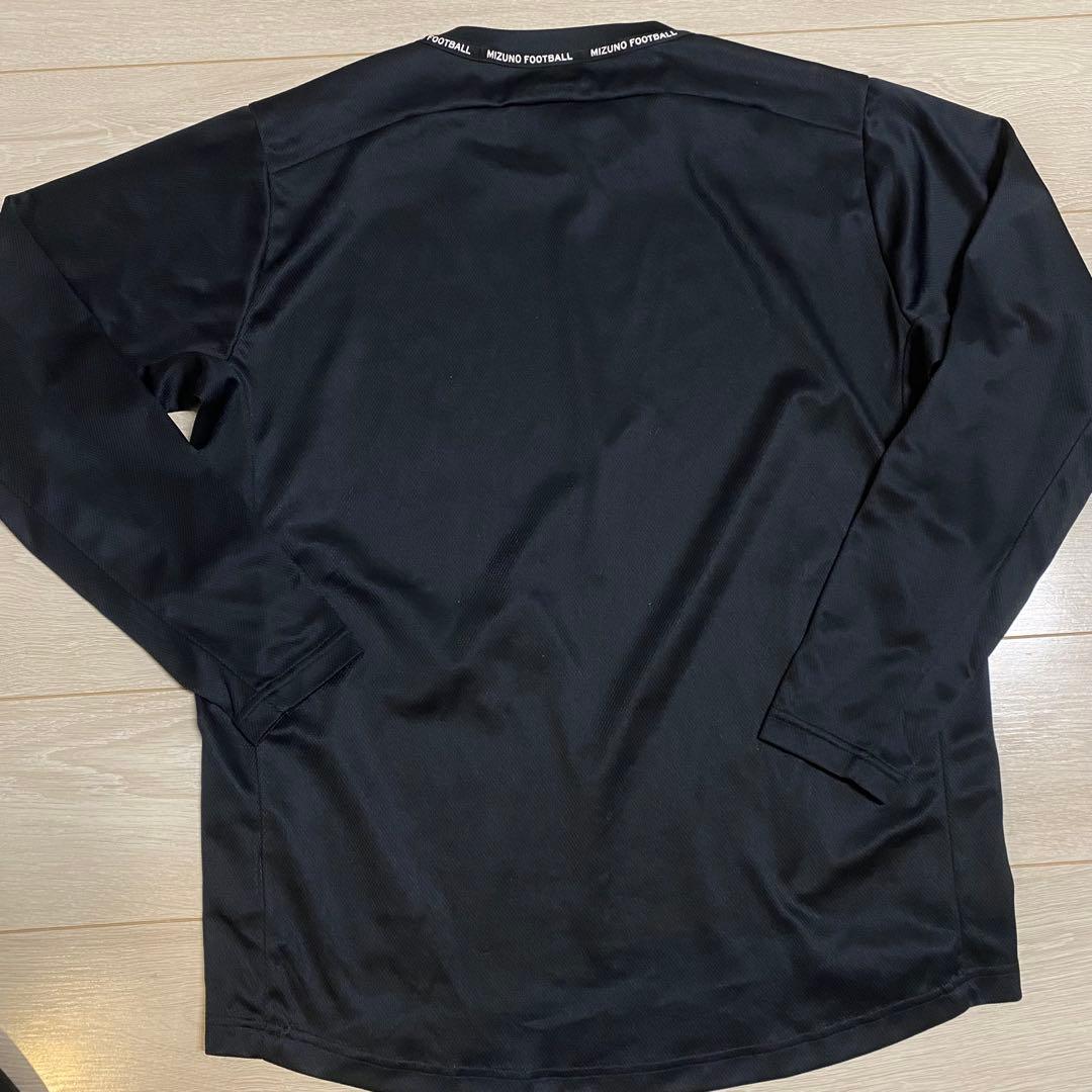 【支給品】全日本大学サッカー選抜　Mizuno 長袖シャツ 2XL ブラック