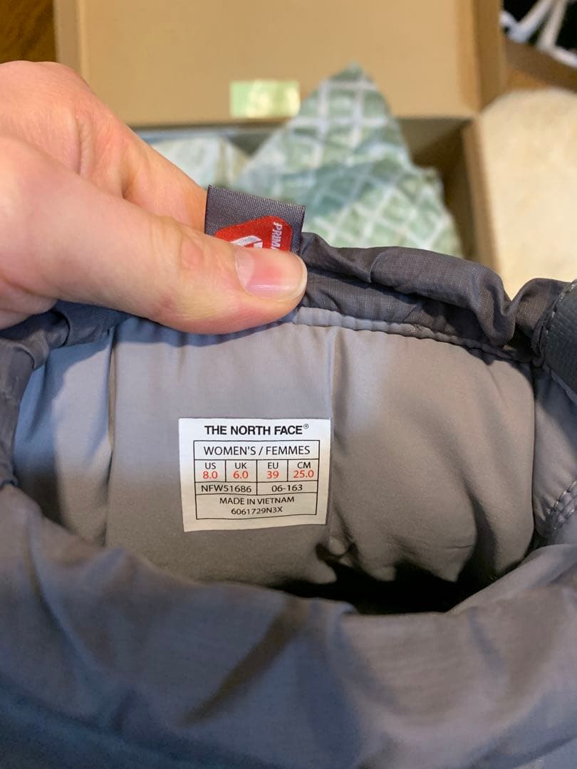 ザノースフェイス ショートブーツ 25㎝ ヌプシ PT NFW51686