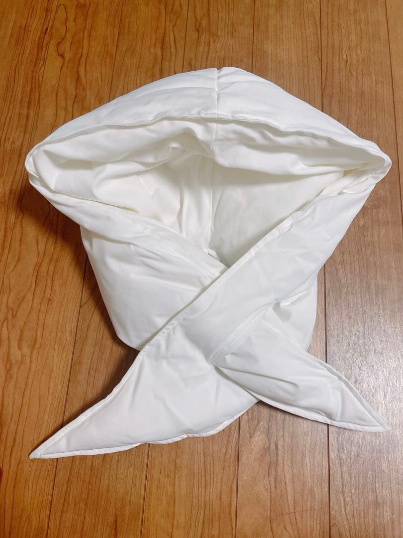 iirot イロットPadded Hoodie white UABY バラクラバ