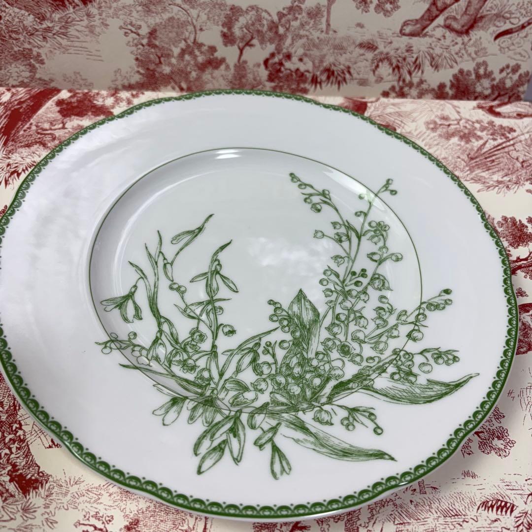 DIOR ディオール Lily of the Valley デザートプレート