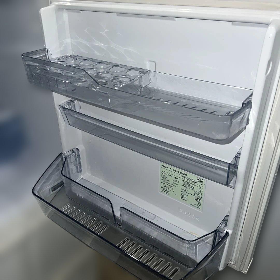⭐︎極美品お買得品/AQUA/自動製氷/冷蔵庫/まだまだバリバリ/2018年製