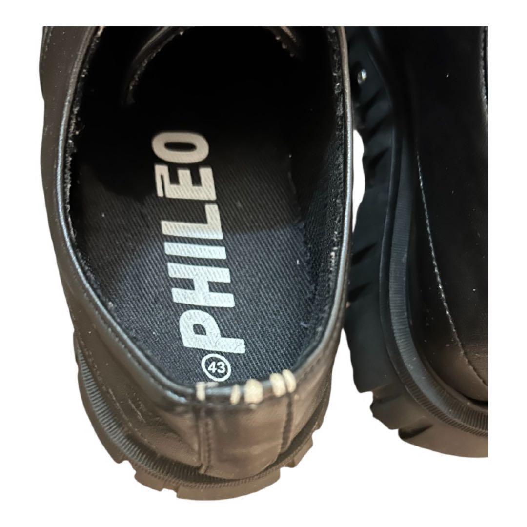PHILEO サイズ43 革靴 厚底 韓国 Y2K Sullen Adrer