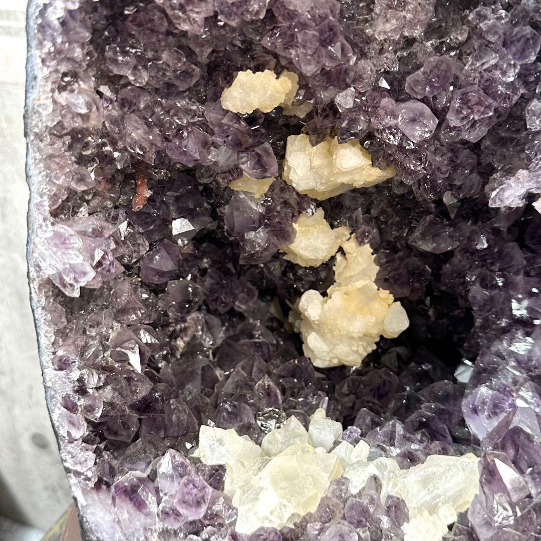 ⭐️35kg⭐️超巨大アメジストドーム クラスター 紫水晶　44cm×29cm