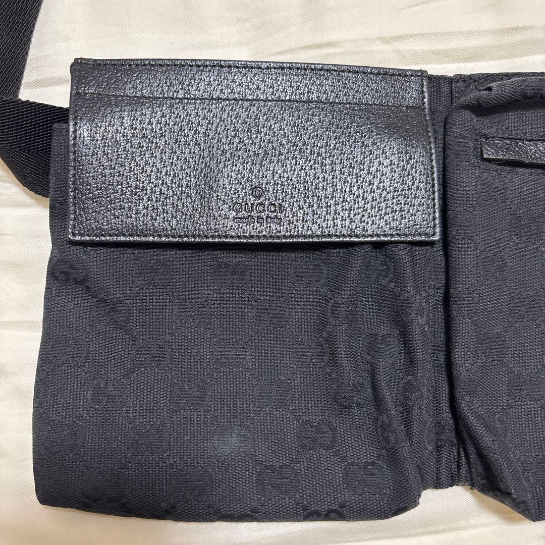【値下げ★美品・中古】GUCCI グッチ ボディバッグ　ウエストバッグ