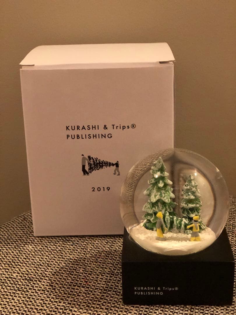 【美品】北欧、暮らしの道具店　スノードーム　2019