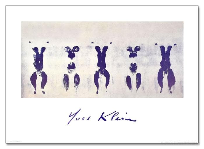 額装済/324/ 1997（イヴ クライン）/ポスター