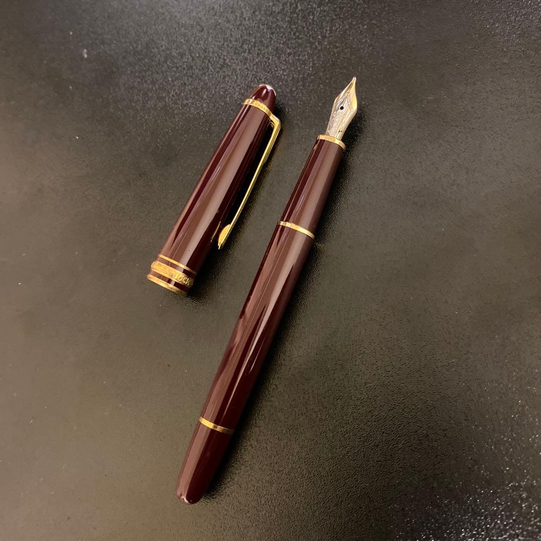 モンブラン マイスターシュテュック 144 万年筆 14Kペン先 ボルドー