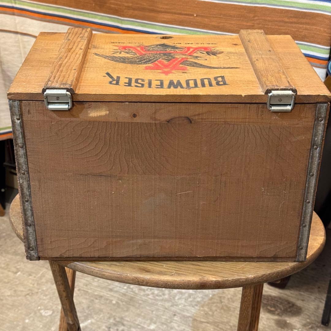 【超美品】Budweiser ヴィンテージ木箱