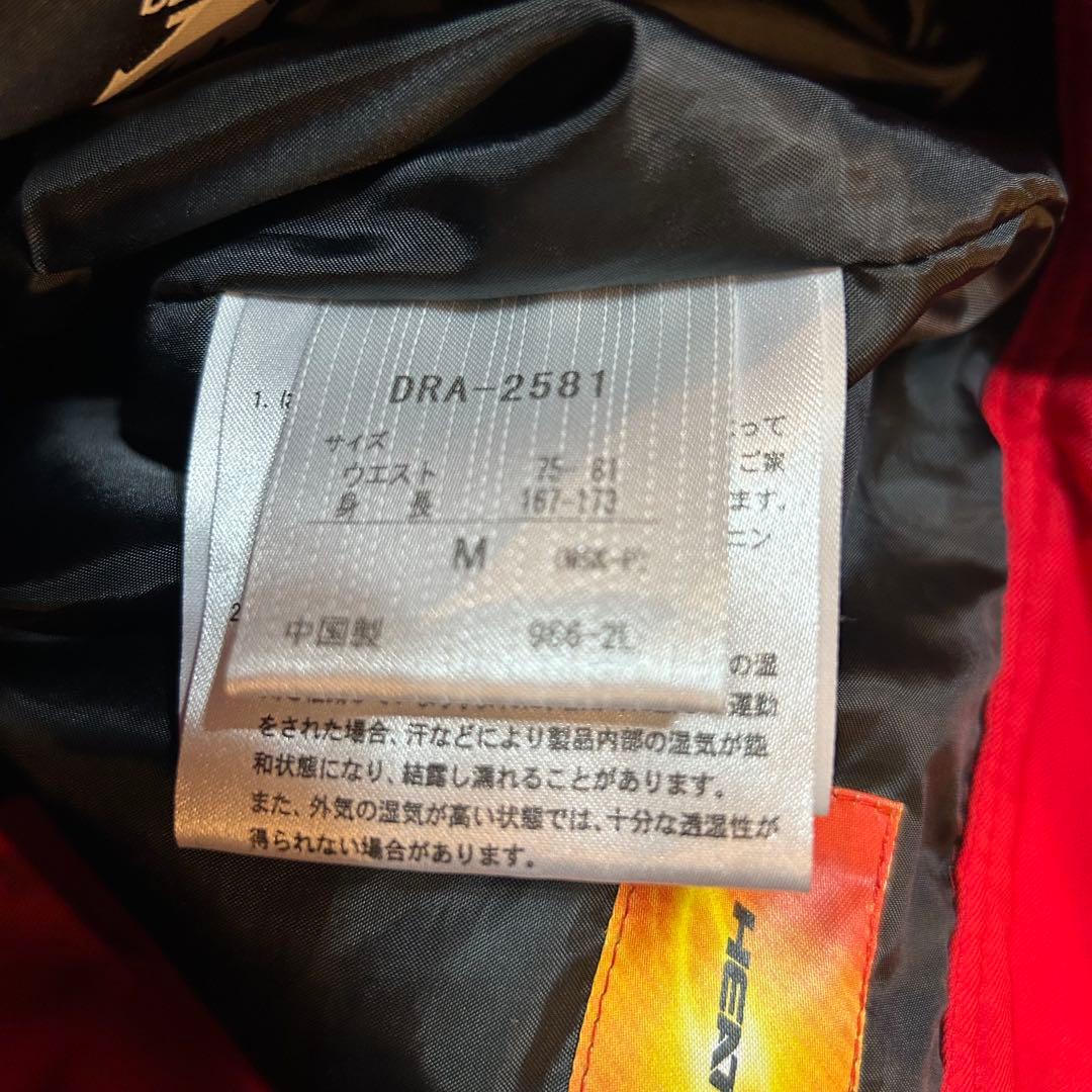 DESCENTEスキーウェア 黒白/赤 レディース上Sサイズ/下Mサイズ